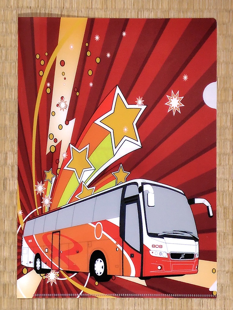CRAZYBUSパッケージ風クリアファイル(A4)