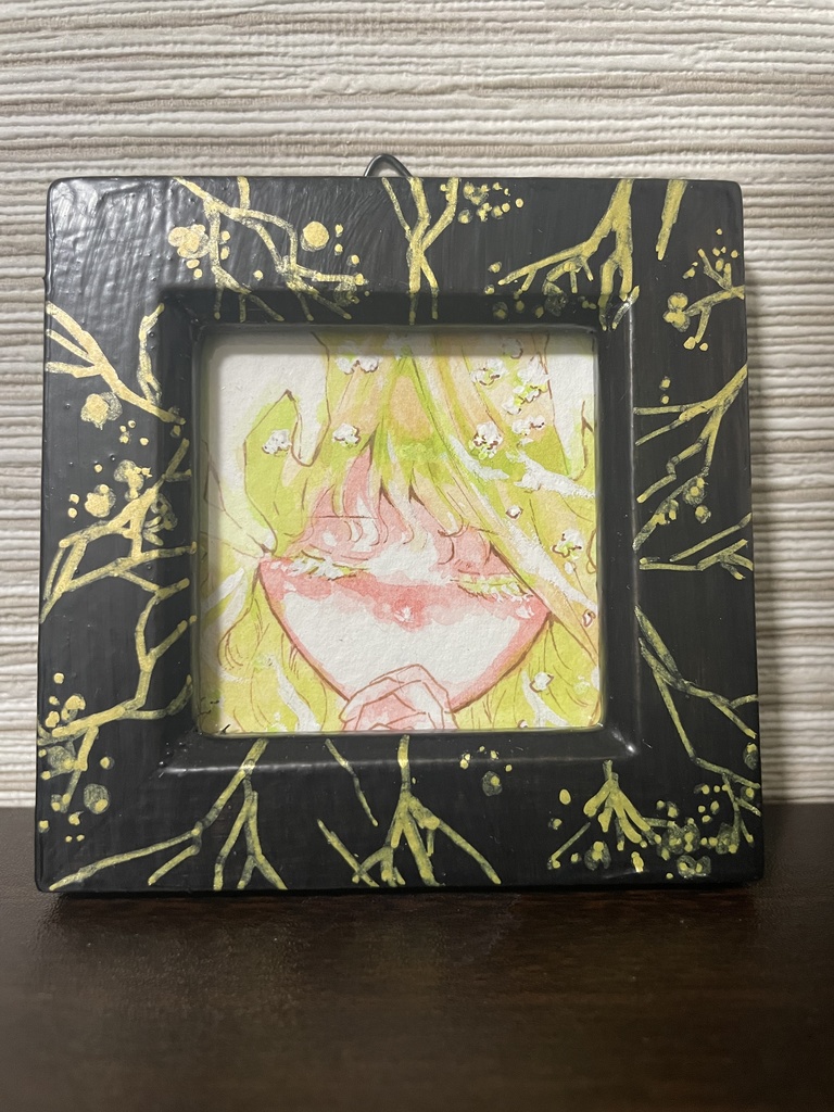 『感』5×5ミニ額装