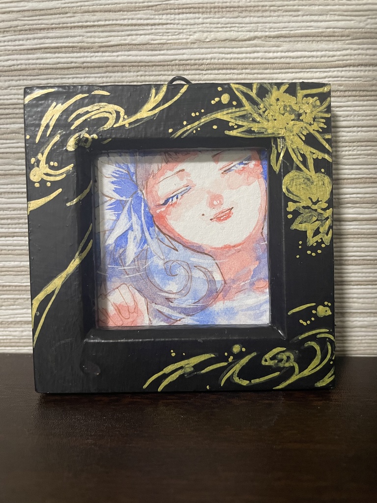 『聴』5×5ミニ額装