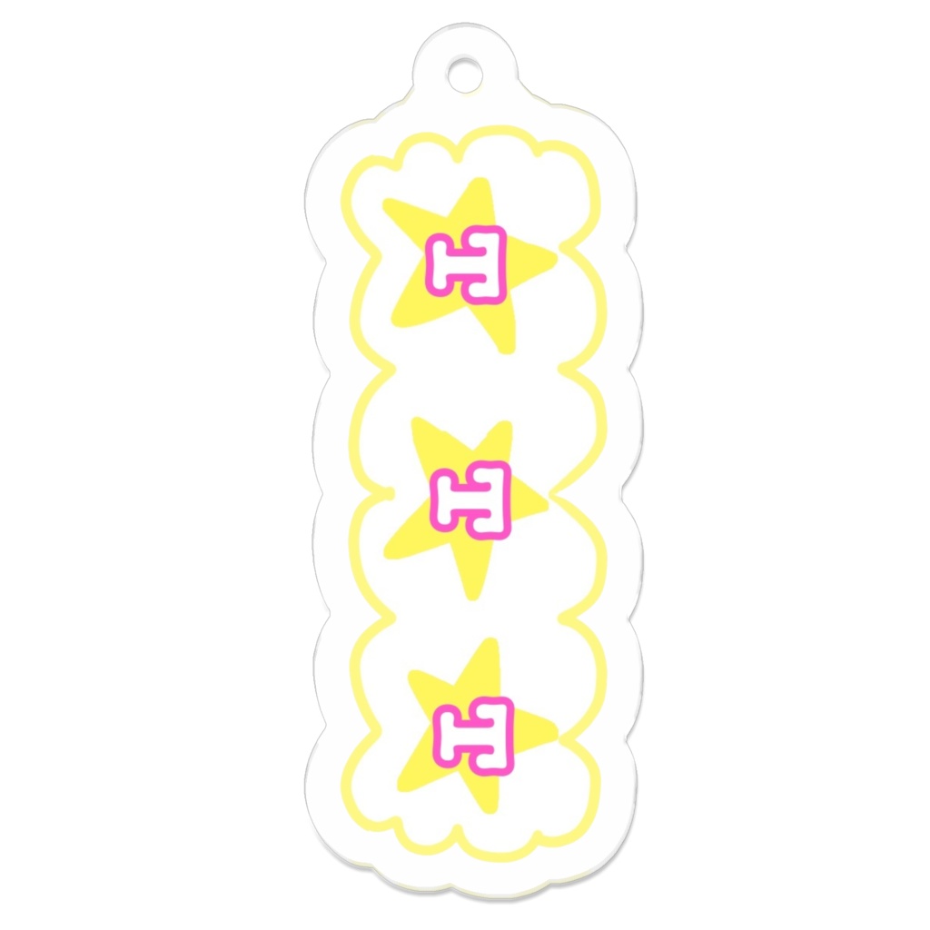 T T Tキーホルダー（ピンクVer.）