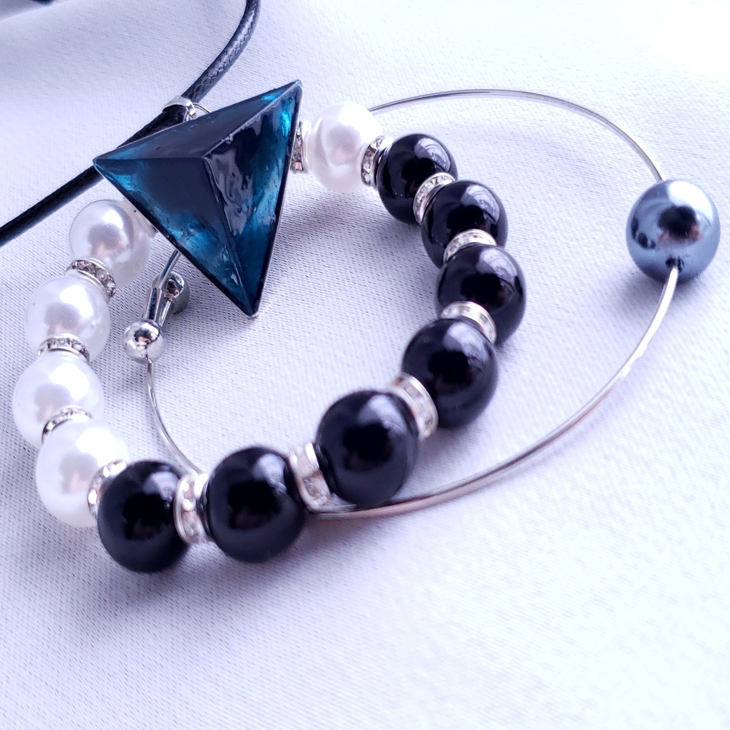 碧棺左馬刻風2点セット 漆黒ブレスレット2種 ヒプノシスマイク ヨコハマ