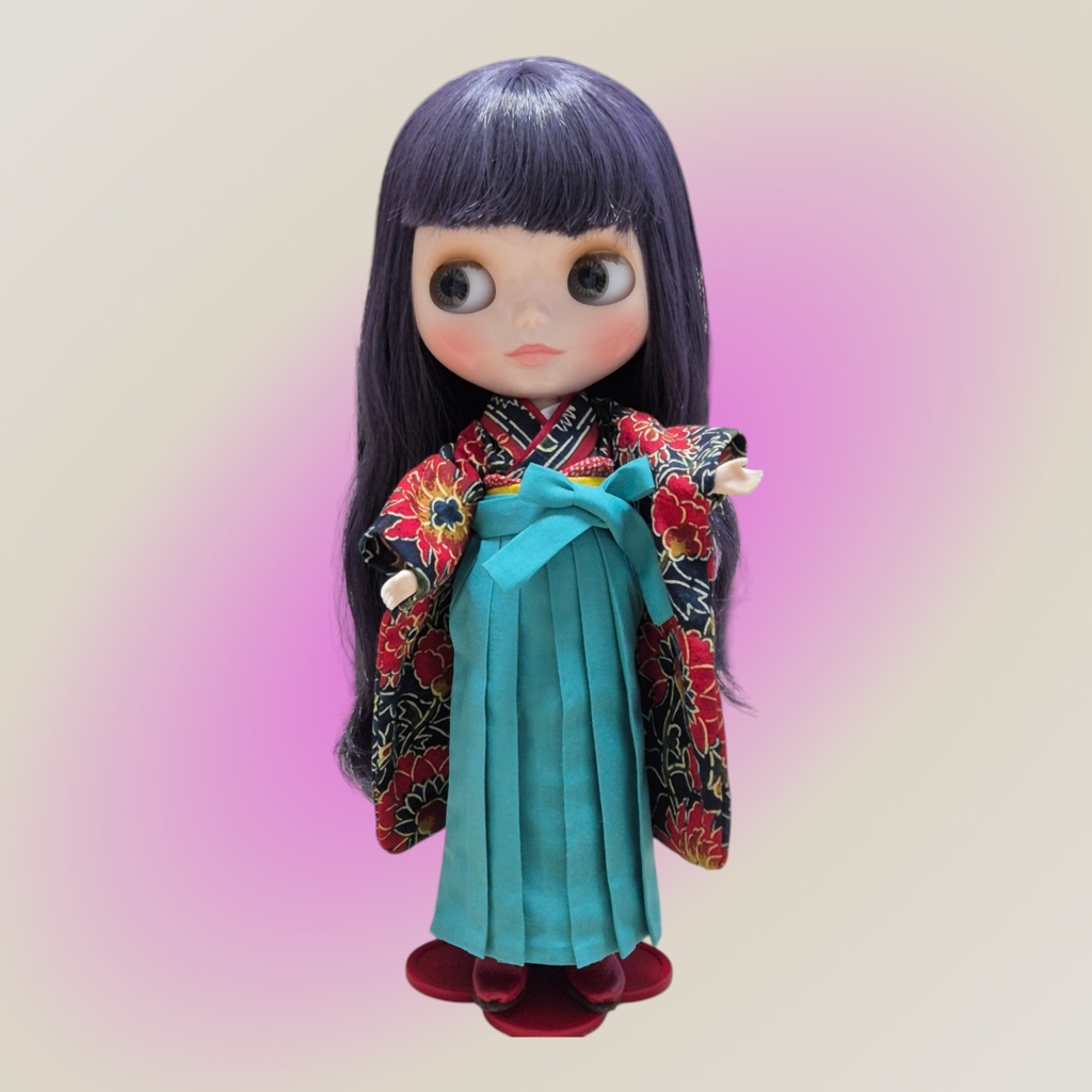 ブライスの袴型紙&作り方