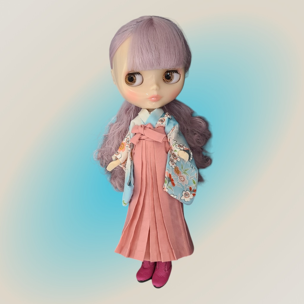 ブライスの袴型紙&作り方