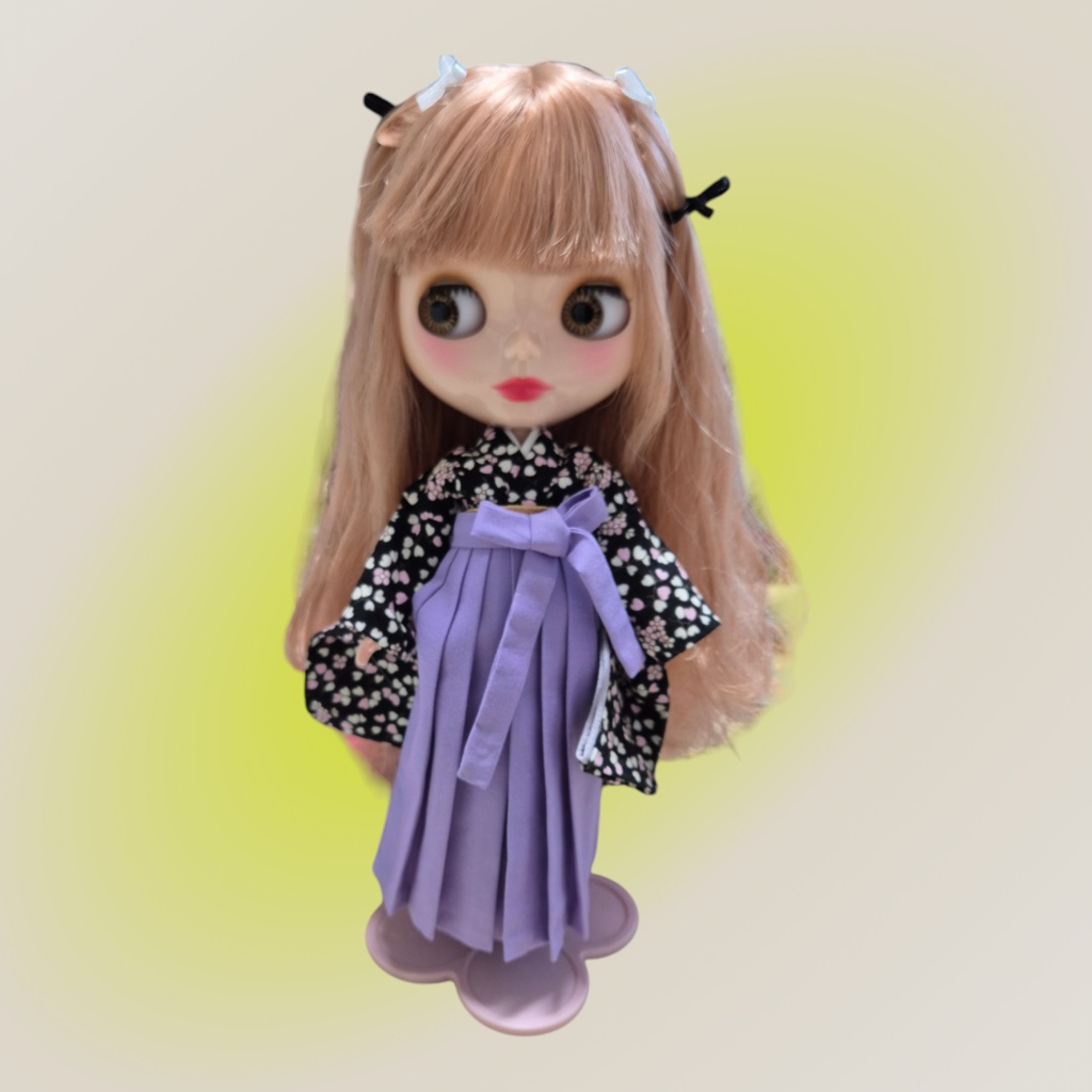 ブライスの袴型紙&作り方