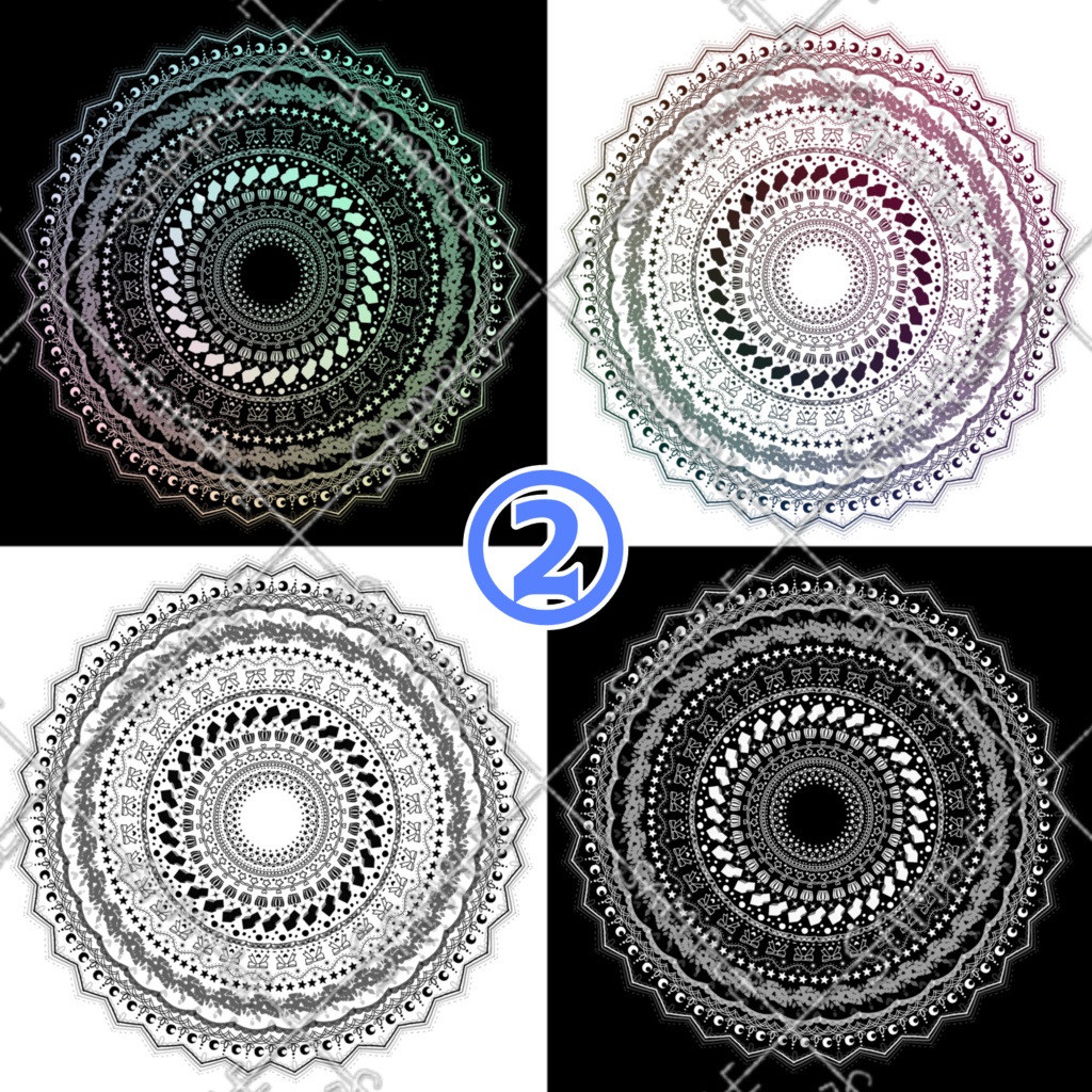 ゆめかわ 円レースセット