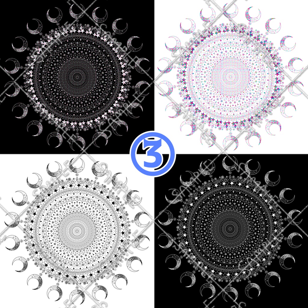 ゆめかわ 円レースセット