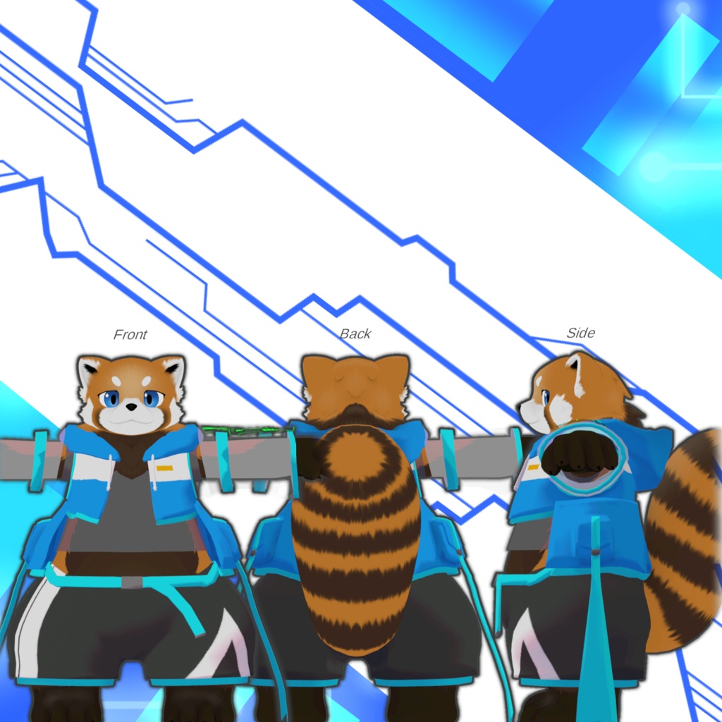 複数アバター対応衣装「Summer Cyber」