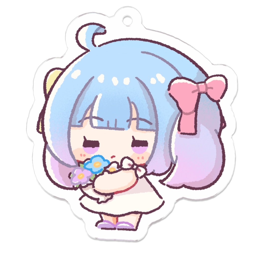 かわいいブーケのアクリルキーホルダー💐