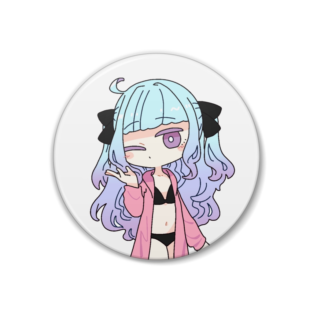 てんさい缶バッジ (シングル)