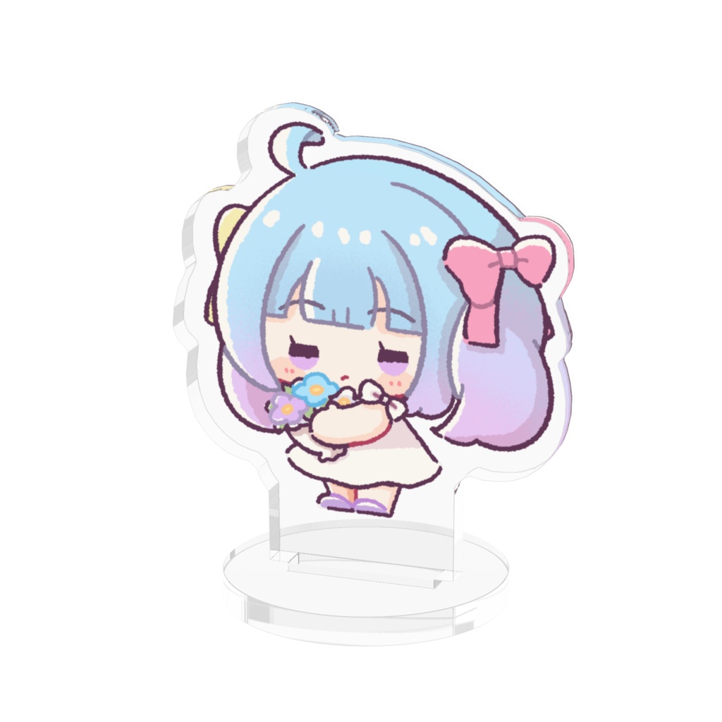 かわいいブーケのアクリルフィギュア💐