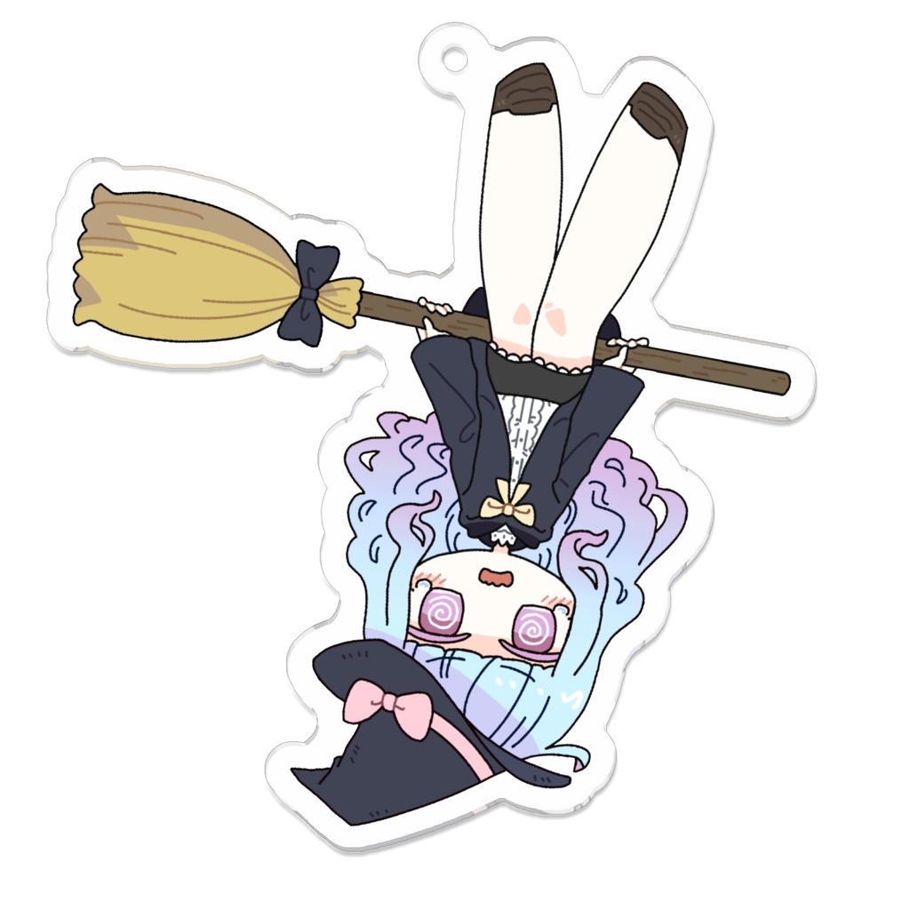逆さま?てんさいアクリルキーホルダー
