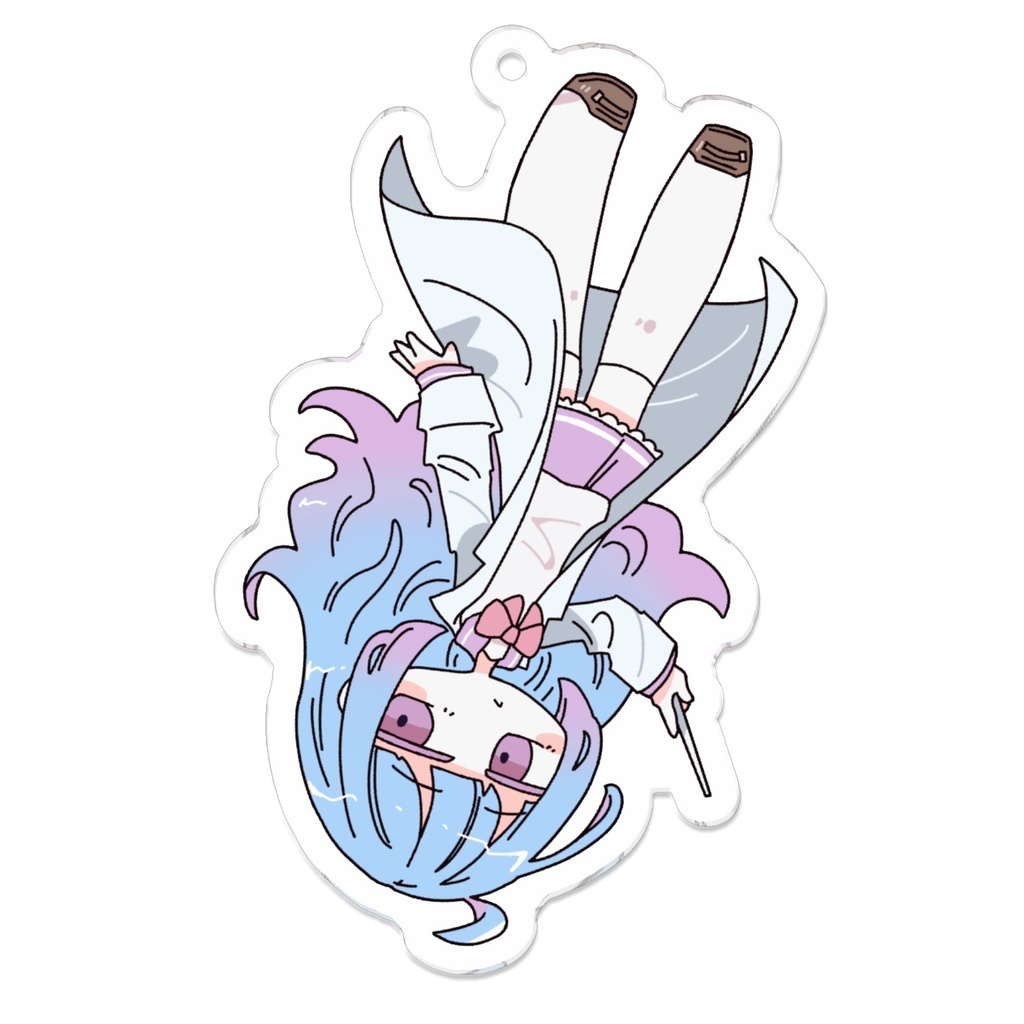 逆さま?てんさいアクリルキーホルダー