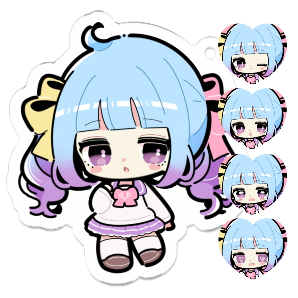 まんまるアクリルキーホルダー