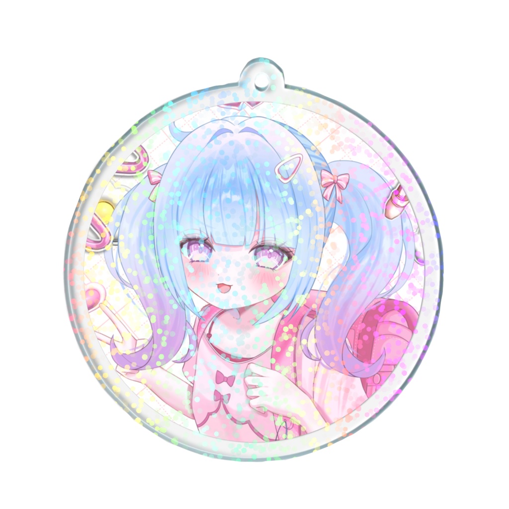 ぴかぴか姿のアクリルキーホルダー📛