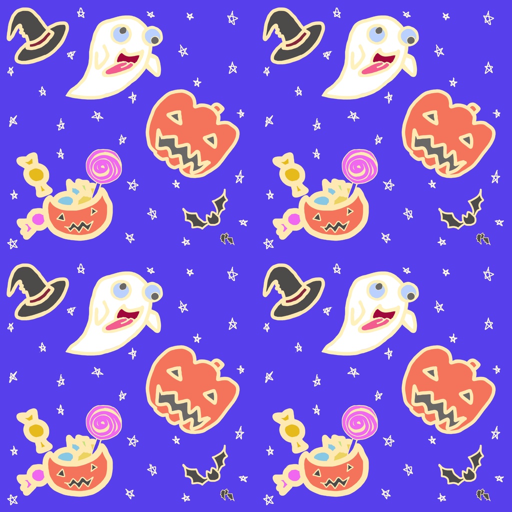 ハロウィン　デジタルペーパー