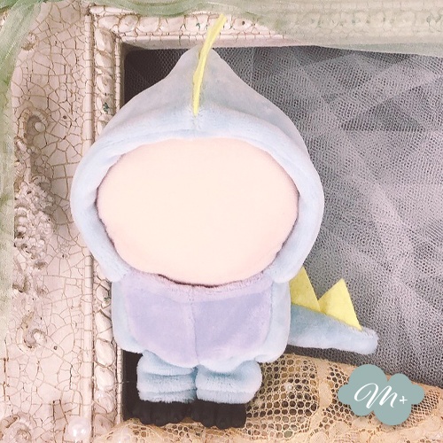 10cmぬいぐるみ用 マカロンブルー/パープル ドラゴン着ぐるみ