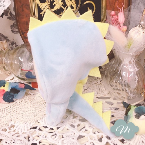 10cmぬいぐるみ用 マカロンブルー/パープル ドラゴン着ぐるみ