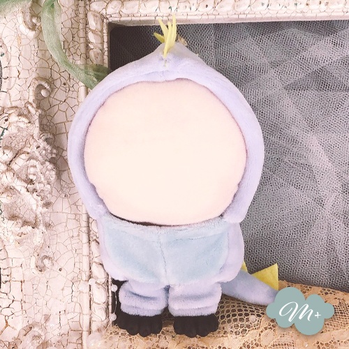 10cmぬいぐるみ用 マカロンブルー/パープル ドラゴン着ぐるみ