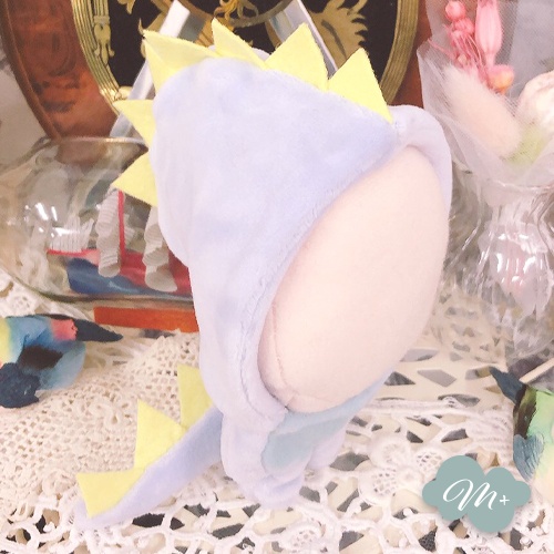 10cmぬいぐるみ用 マカロンブルー/パープル ドラゴン着ぐるみ