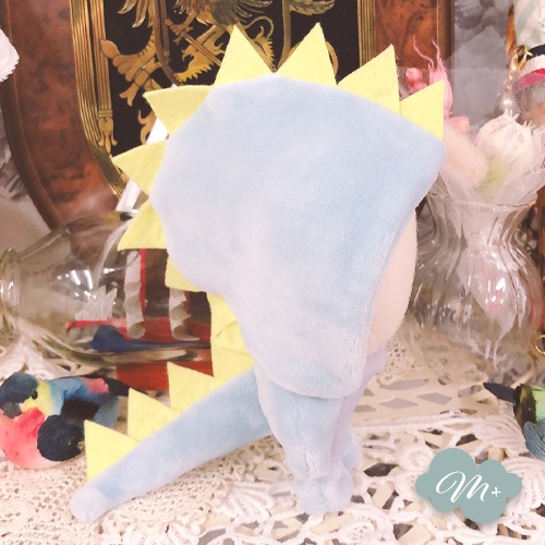 10cmぬいぐるみ用 マカロンブルー/パープル ドラゴン着ぐるみ