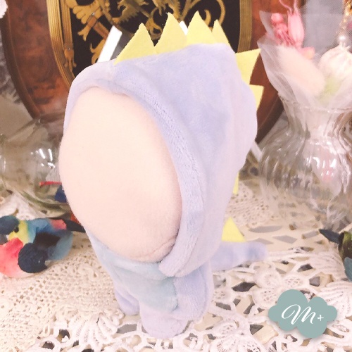 10cmぬいぐるみ用 マカロンブルー/パープル ドラゴン着ぐるみ