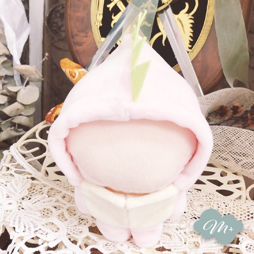 10cmぬいぐるみ用 マカロンピンク ドラゴン着ぐるみ