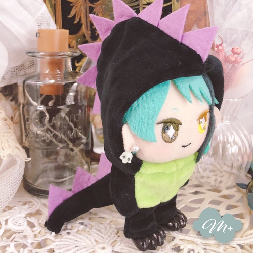 10cmぬいぐるみ用 黒 ドラゴン着ぐるみ