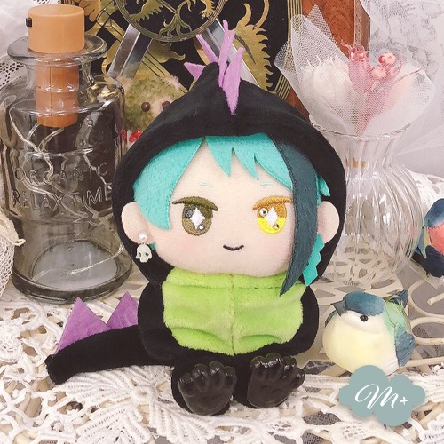 10cmぬいぐるみ用　黒　ドラゴン着ぐるみ