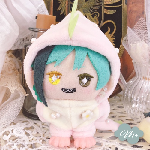 10cmぬいぐるみ用 マカロンピンク苺 ドラゴン着ぐるみ