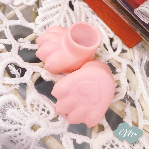 10cmぬいぐるみ用 カイジュウ足(靴) ピンク