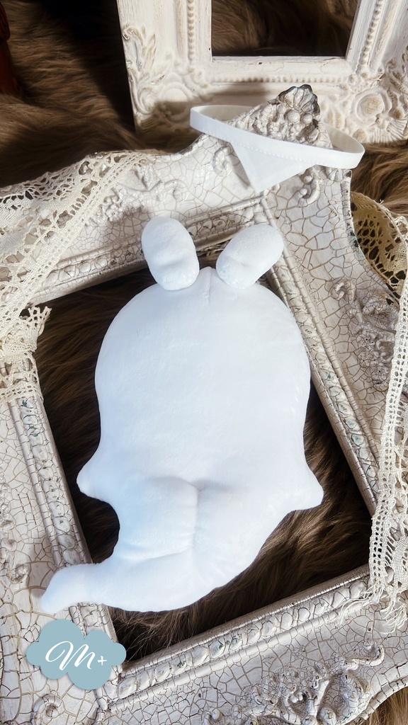 10/26(日)20:30~頒布予定 10cmぬいぐるみ用 うさ幽霊 着ぐるみ