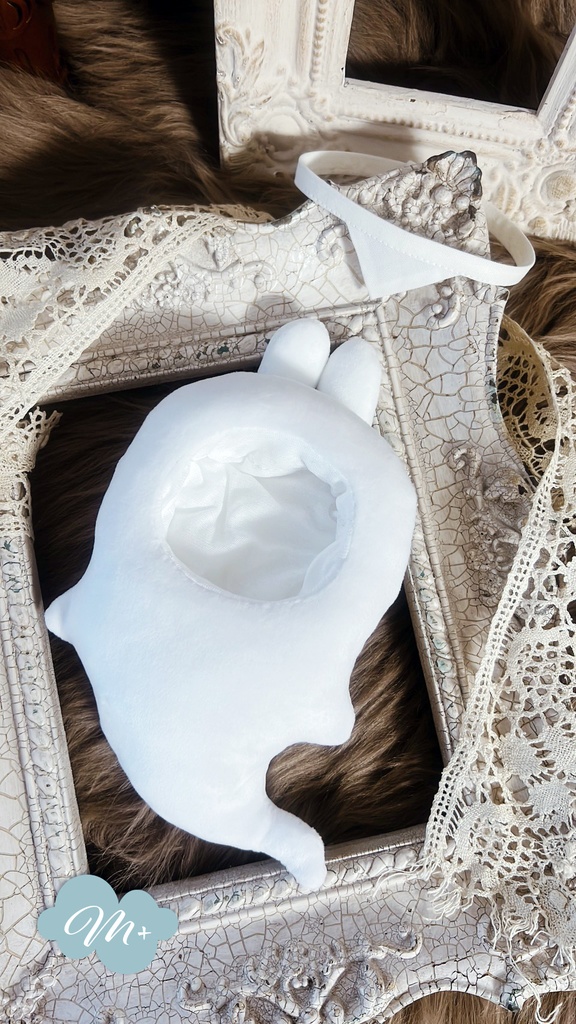 10/26(日)20:30~頒布予定 10cmぬいぐるみ用 うさ幽霊 着ぐるみ