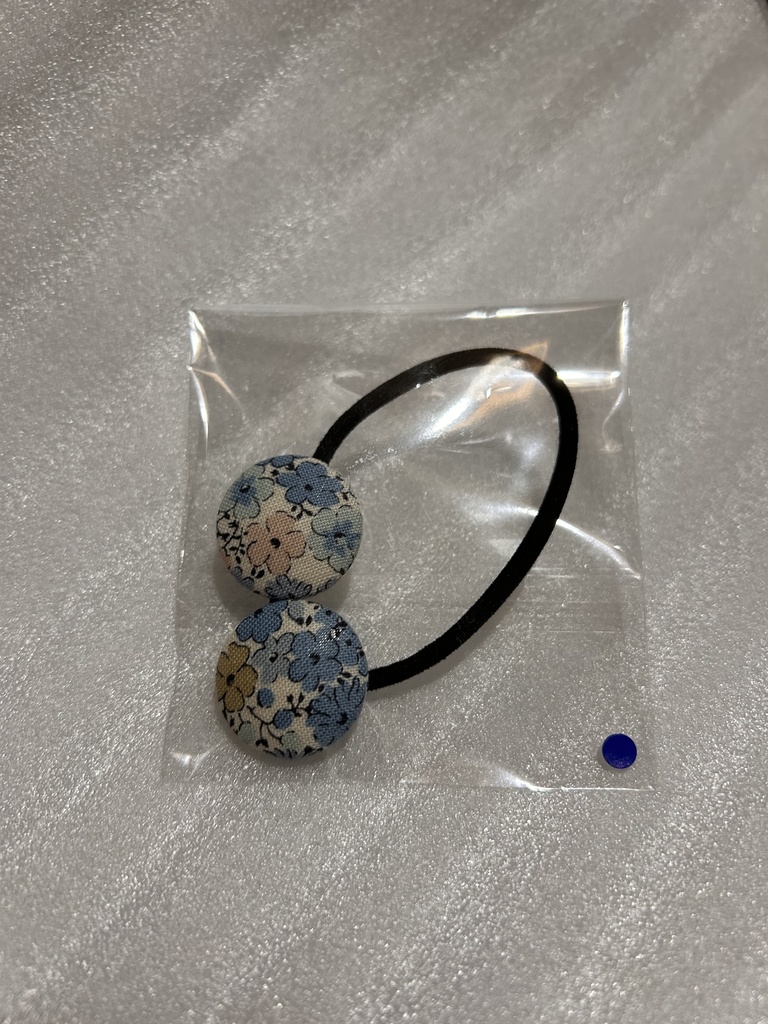 ヘアゴム(青系)