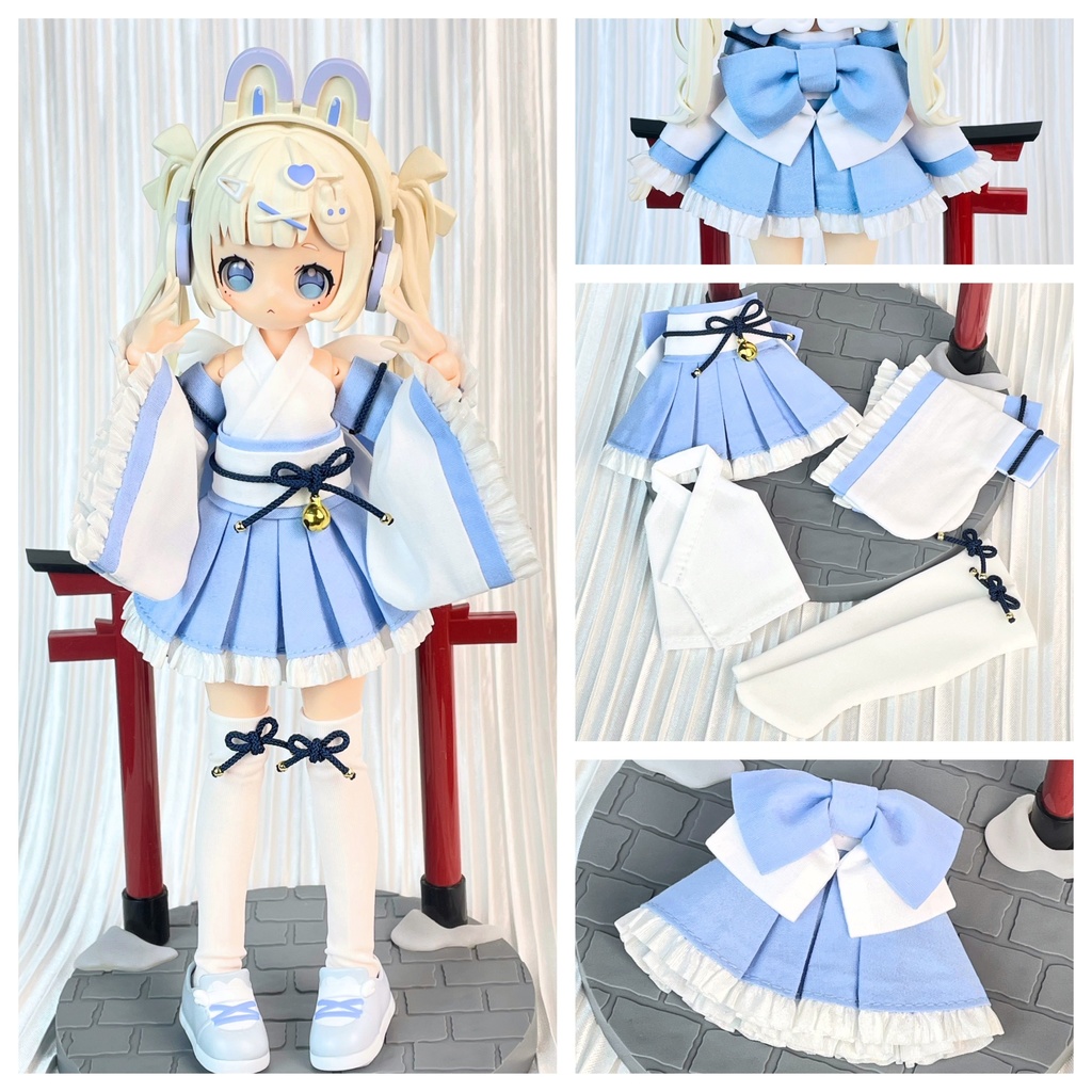 ［受注商品:1〜2週間での発送予定］SugaryGirls&ルナロア用巫女服