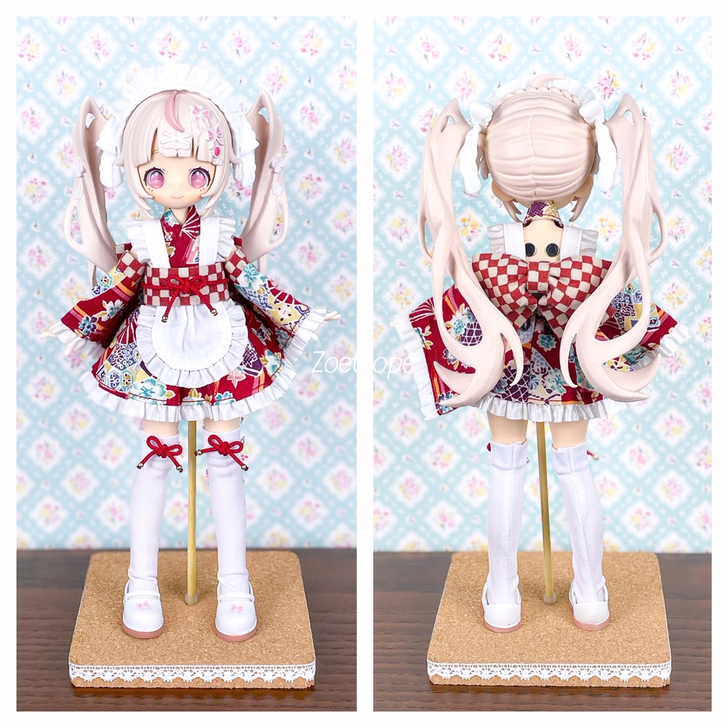 和風メイドさんセット：茜