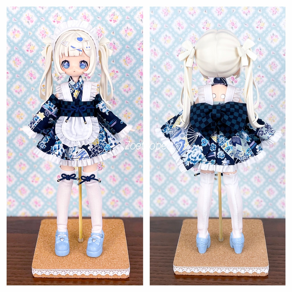 和風メイドさんセット：蒼