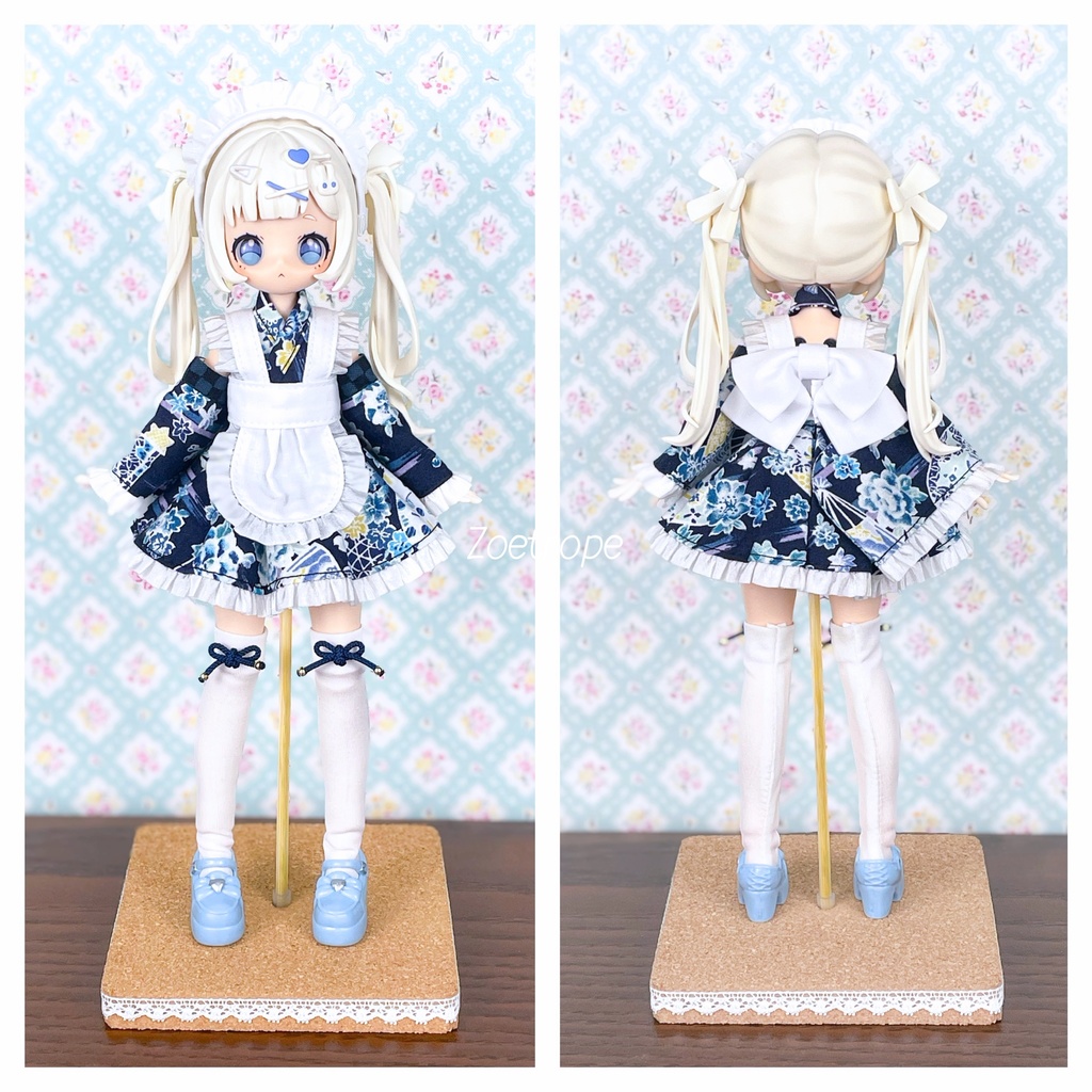 和風メイドさんセット：蒼