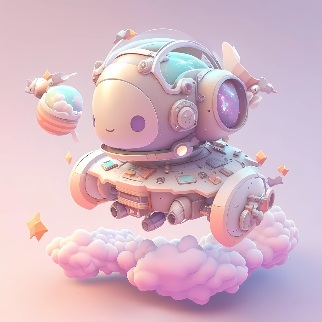 かわいい粘土ロボット