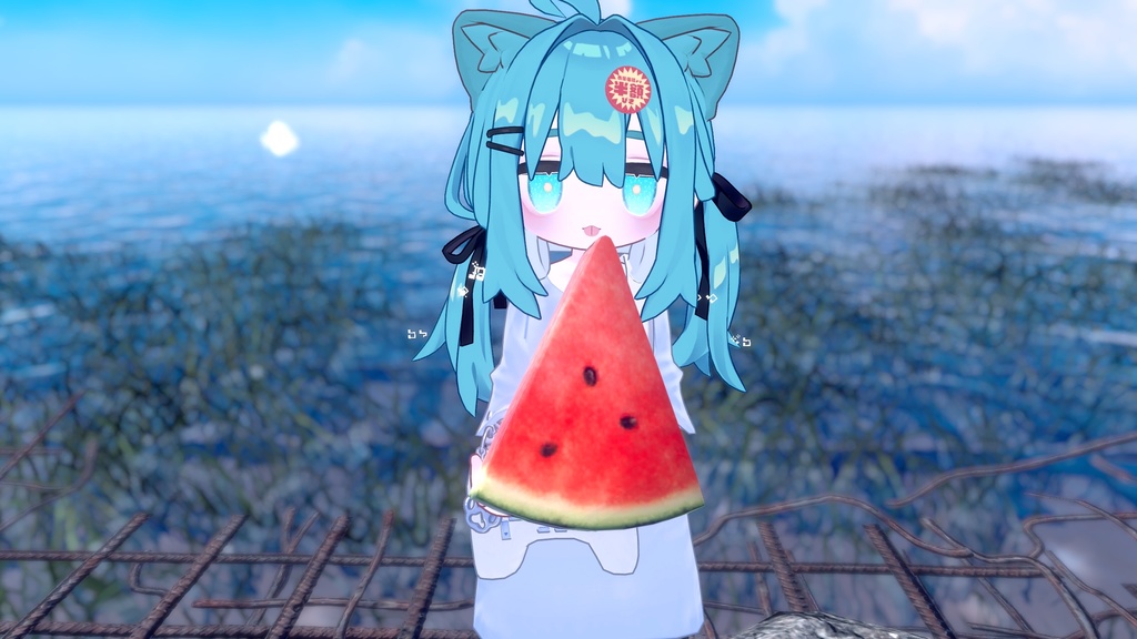 動く!しゅわしゅわクリームソーダアイ!【キプフェル、まめひなた対応】