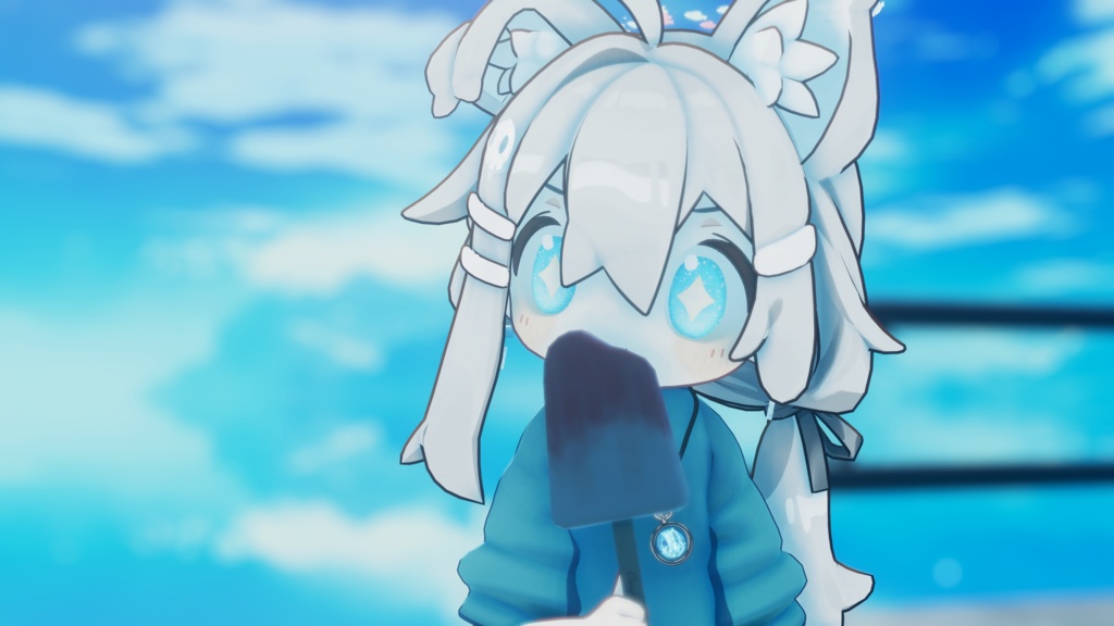 動く!しゅわしゅわクリームソーダアイ!【キプフェル、まめひなた対応】