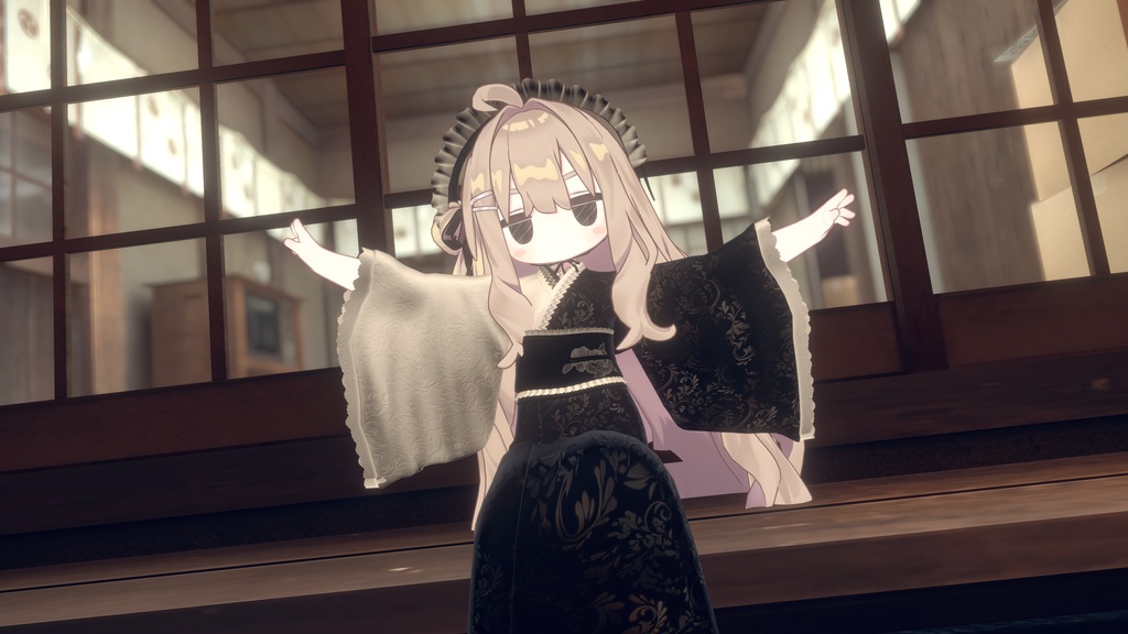 (2アバター対応)✠ゴシック振袖✠(MA対応)