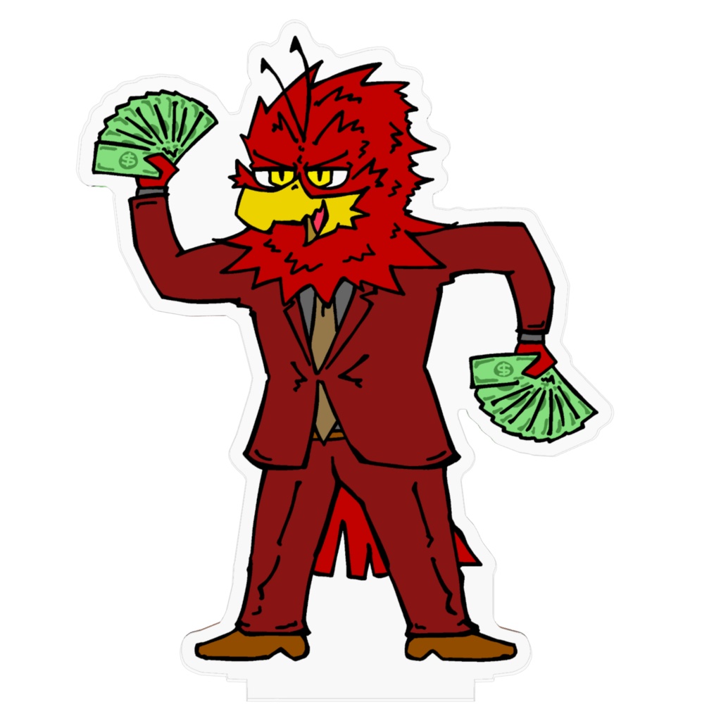 腹立つアクリルフィギュア