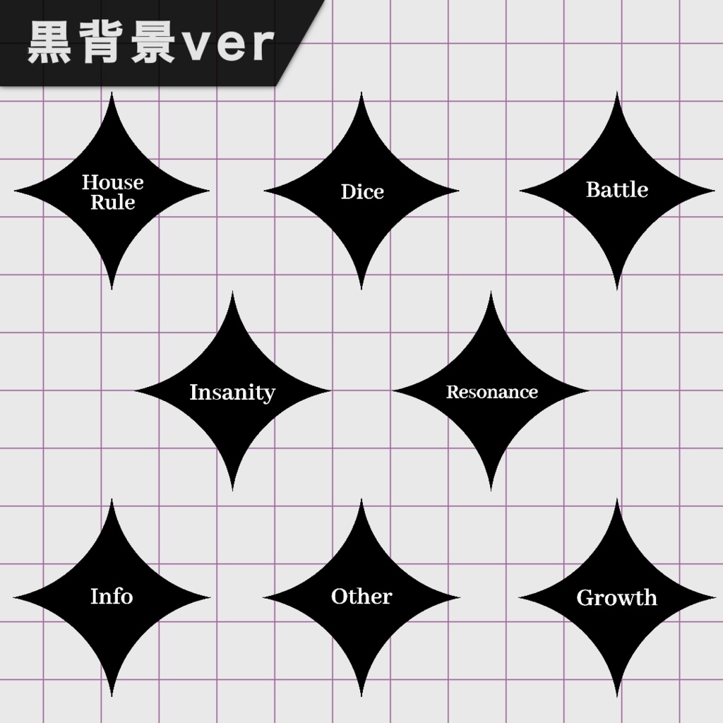 【完全無料】ココフォリア用ループアニメーション素材 ╴全28種