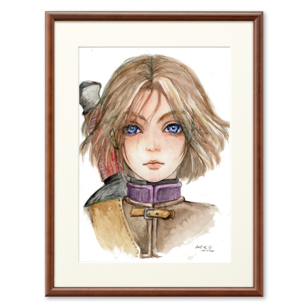 複製原画(プリモアート)DQ11主人公