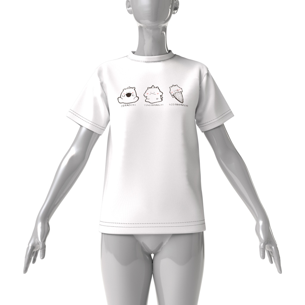 だんだんとけるおばもちTシャツ