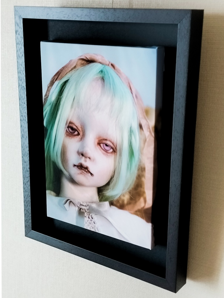 夏目羽七海 作 球体関節人形「ラフリルネ」写真キャンバスプリント