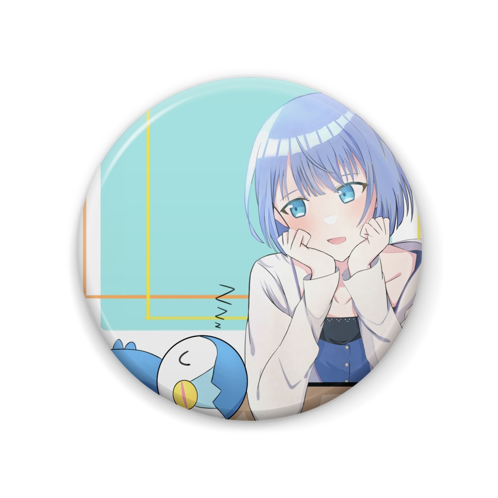 桐谷遥×ポッチャマ 缶バッジ