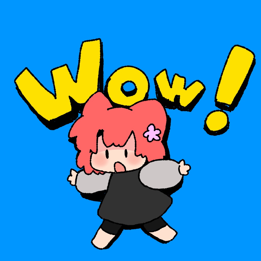 エガキちゃんWOW！ステッカー