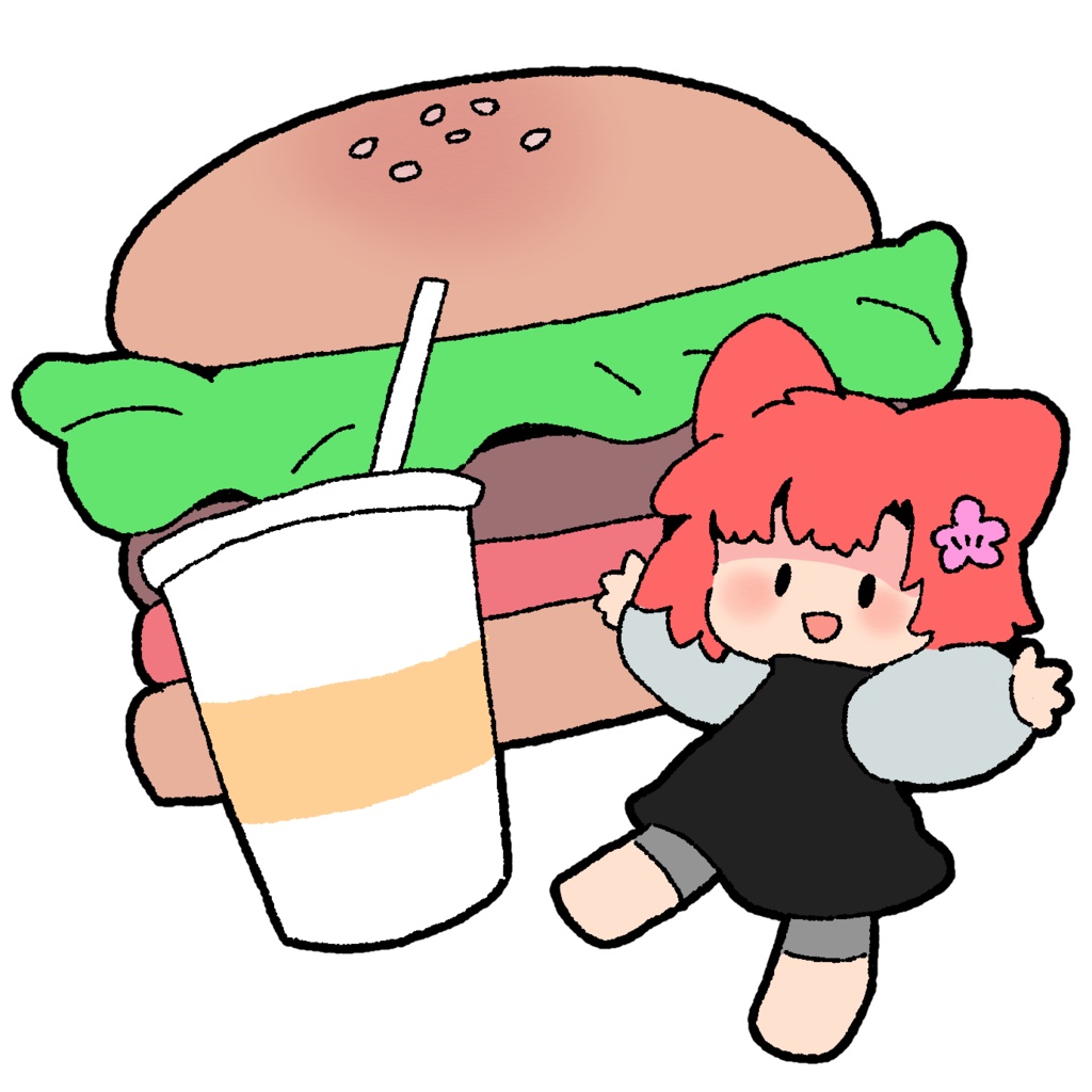 エガキちゃんはんばがステッカー