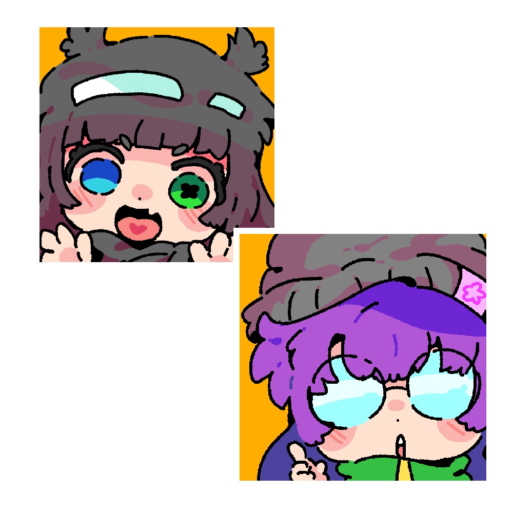 むふごじゃステッカーセット